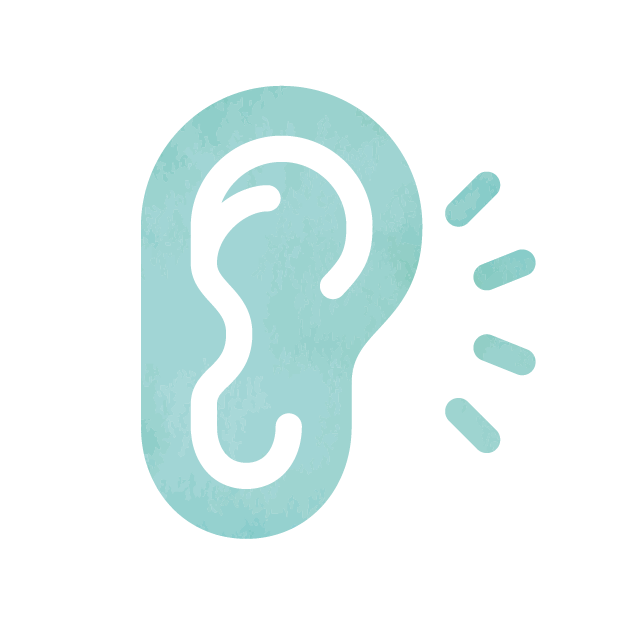 Illustration d'une oreille qui écoute
