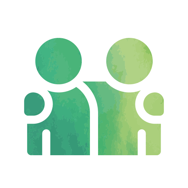 Illustration de deux personnes qui s'épaulent